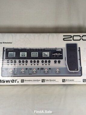 Zoom G5 Guitar Effects & Amp Simulator Pedal